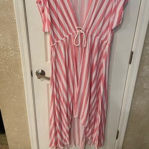 Adorable pink Kimono! Can be worn as a swim coverup too!